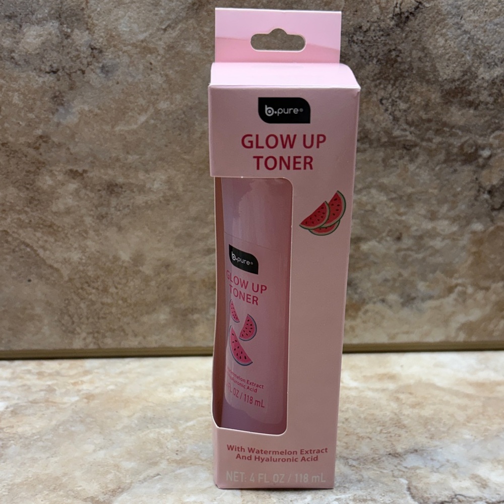 b-pure Glow Up Toner Watermelon Extract Hyaluronic Acid 4 Fl Oz Toner